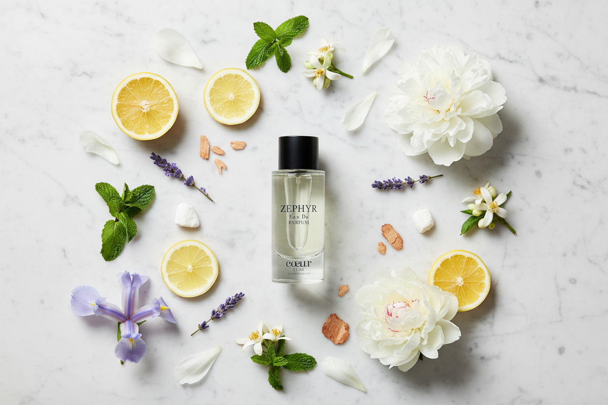 ZEPHYR with Scattered Fragrance Notes